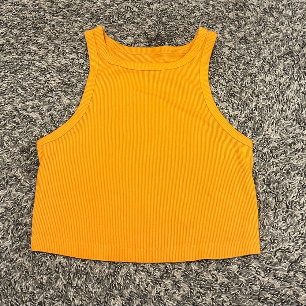 7/$20💚Wild Fable Bright Orange Ribbed Tee